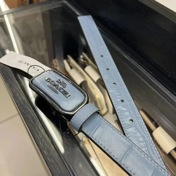 COACH Signature Buckle Cut To Size Morgan Belt, 25 Mm CR913 QBCFL - Picture 7 of 8